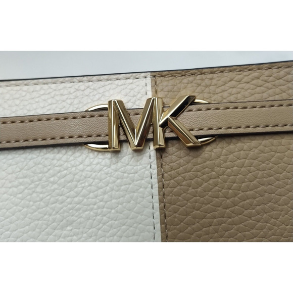 Michael Kors Reed Camel Multicolor Leather Credit Card Bifold Wallet - NWT $298 - Picture 4 of 16
